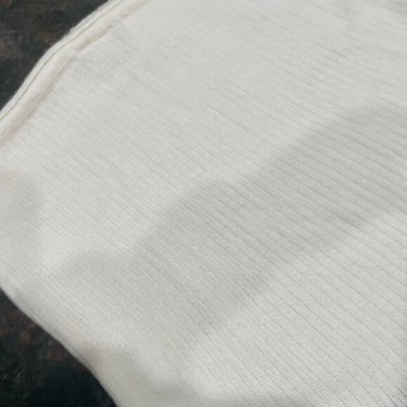 CELINE KNITTED TUBE TOP ON COTTON IVORY SZ SMALL PREPPY CHIC SEXY CELINE TOP - Picture 5 of 15